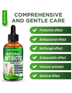 Antibiótico Natural para Perros y Gatos SalutemPet 60 ml 2