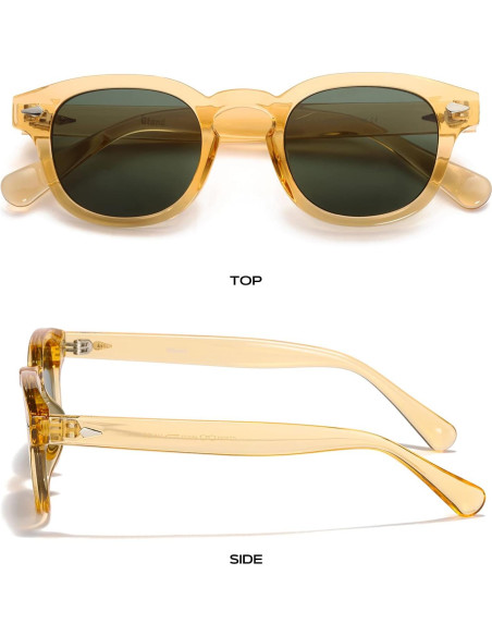 Gafas de Sol Unisex Gtand Retro Circulares 46mm UV400