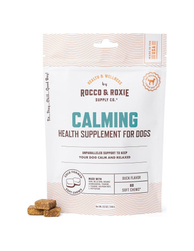 Golosinas Calmantes para Perros Rocco & Roxie 60ct