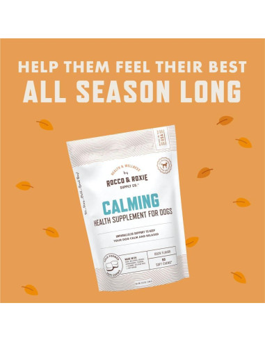 Golosinas Calmantes para Perros Rocco & Roxie 60ct
