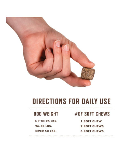 Golosinas Calmantes para Perros Rocco & Roxie 60ct