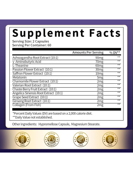 Melatonina 5mg GPGP GreenPeople - Suplemento para Dormir 120 Cápsulas