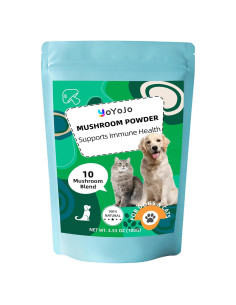 Polvo de Hongos para Perros y Gatos YoYoJo 100g - Inmunidad y Salud