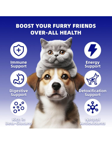 Polvo de Hongos para Perros y Gatos YoYoJo 100g - Inmunidad y Salud