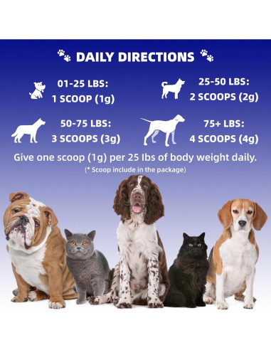 Polvo de Hongos para Perros y Gatos YoYoJo 100g - Inmunidad y Salud