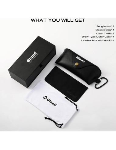 Gafas de Sol Gtand Unisex Retro 46mm UV400 Tinte Verde