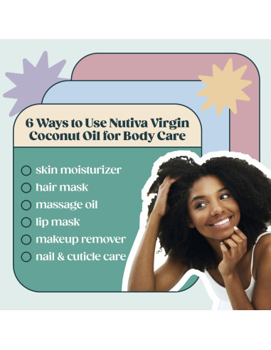 Aceite de Coco Virgen Orgánico Nutiva 3.78L Prensado en Frío