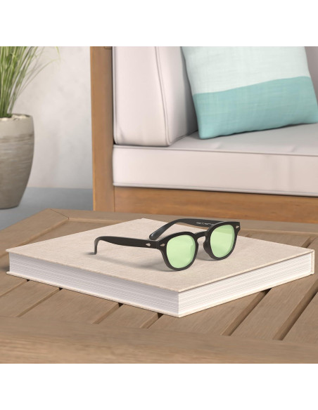 Gafas de Sol Gtand Unisex Retro 46mm UV400 Tinte Verde