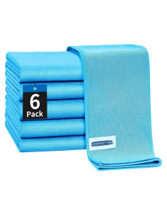 HOMERHYME Paños de Microfibra 40x35 cm, Paquete de 6