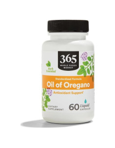 Suplemento Aceite de Orégano 365 Whole Foods 60 Cápsulas