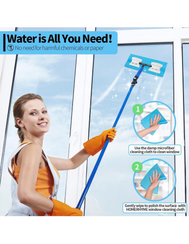 HOMERHYME Paños de Microfibra 40x35 cm, Paquete de 6