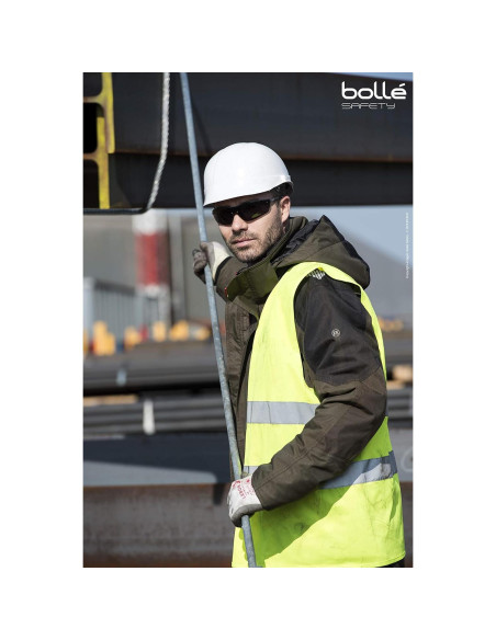 Gafas de Seguridad Bollé Silium+ Platinum, Lentes Ahumados