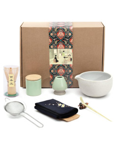 Juego de Té Matcha Artcome 9 Piezas con Tazón y Batidor