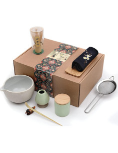 Juego de Té Matcha Artcome 9 Piezas con Tazón y Batidor 2