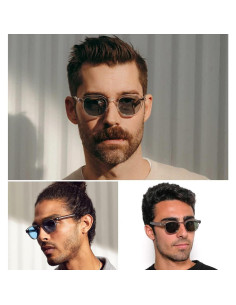 Gafas de sol redondas TR90 Gtand unisex 46mm UV400 2