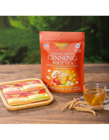 Té de Ginseng Americano Príncipe de la Paz 28 Bolsitas