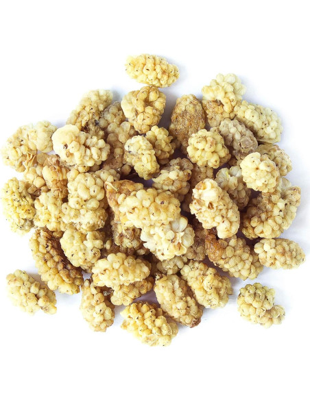 Moras Blancas Secas Orgánicas Food to Live 0.91 kg - Sin OGM
