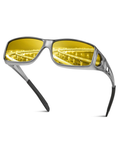 Gafas de Conducción Nocturna Tnnaiko Polarizadas HD