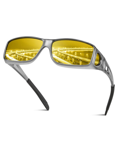 Gafas de Conducción Nocturna Tnnaiko Polarizadas HD