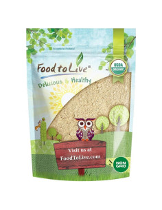 Polvo de Maca Negra Orgánica Food to Live 1814g Crudo Molido