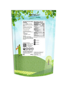 Polvo de Maca Negra Orgánica Food to Live 1814g Crudo Molido 2