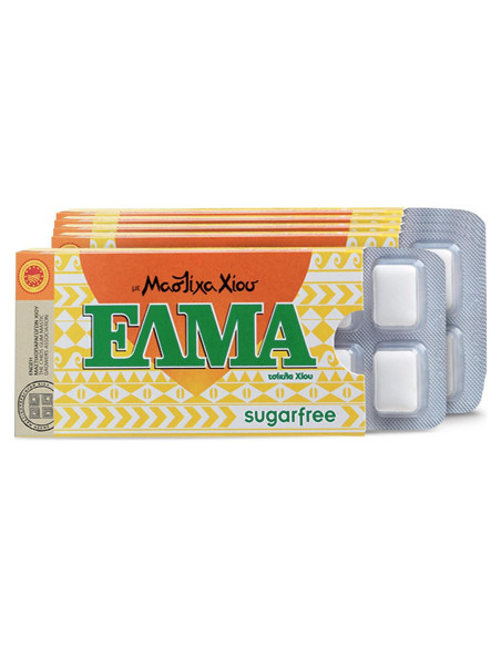 Chicle de Mastic Griego Elma Sin Azúcar 50 Piezas