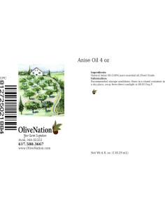 Aceite de Anís OliveNation 113.4g - Esencial Alimenticio Natural 2