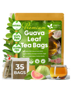 Té de Hoja de Guayaba FreshDrinkUS 35 Bolsitas 100% Natural