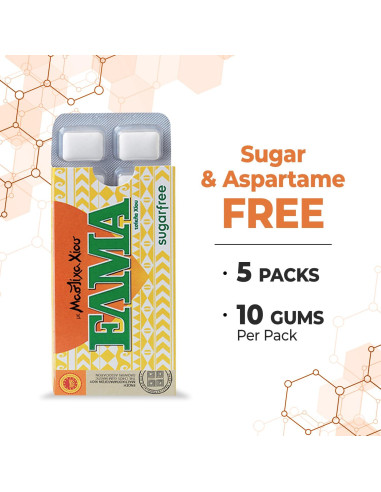 Chicle de Mastic Griego Elma Sin Azúcar 50 Piezas