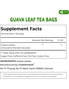 Té de Hoja de Guayaba FreshDrinkUS 35 Bolsitas 100% Natural 2