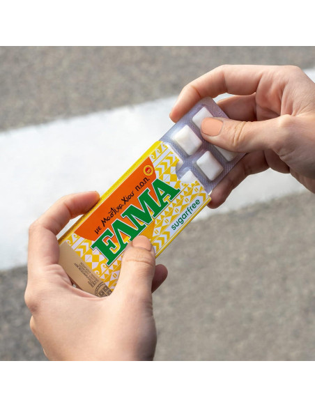 Chicle de Mastic Griego Elma Sin Azúcar 50 Piezas