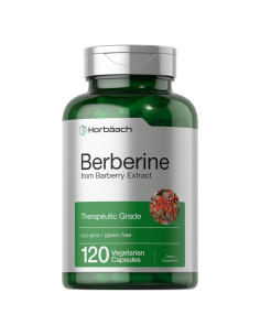 Suplemento de Berberina HCL Horbaach 500mg 120 Cápsulas