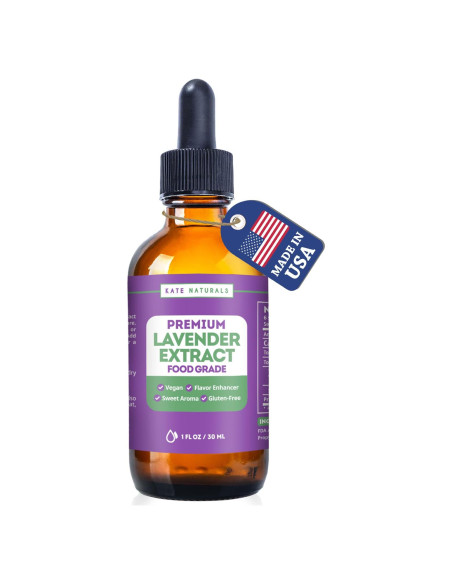 Extracto de Lavanda Kate Naturals 28.35ml Grado Alimenticio