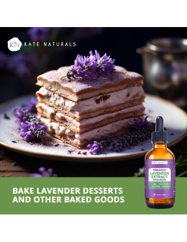Extracto de Lavanda Kate Naturals 28.35ml Grado Alimenticio