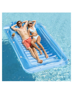 Flotador Inflable SLLAK para Piscina Adultos 216x145cm Azul