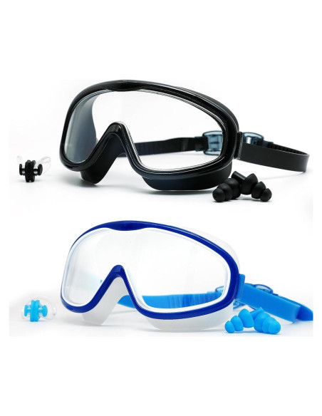 Paquete de 2 Gafas de Natación Yoocixu con Antivaho y UV400