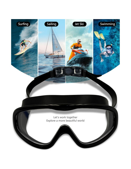 Paquete de 2 Gafas de Natación Yoocixu con Antivaho y UV400