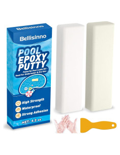 Masilla Epóxica Blanca Bellisinno 120g para Piscinas