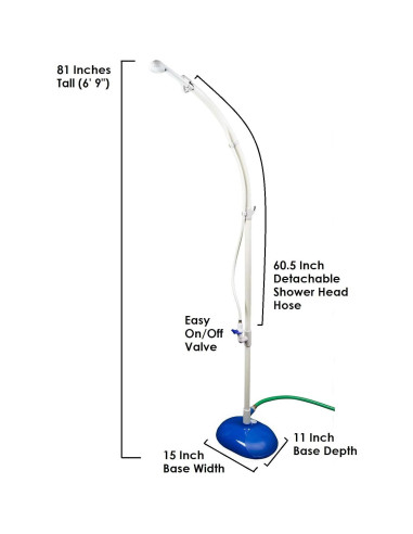 Ducha Portátil para Piscina Poolmaster 52508 - PVC Resistente