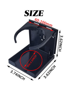 Soporte de Bebidas Plegable NSBELL CH-4 Universal 4 Pcs 2
