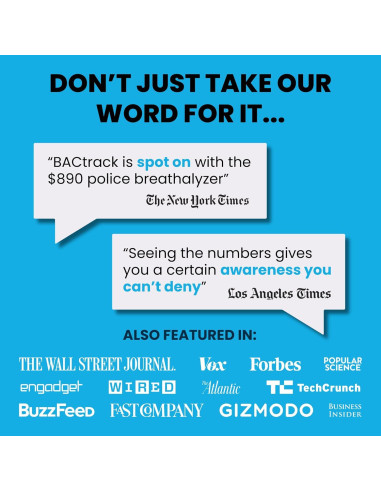 Alcoholímetro BACtrack Scout Profesional Portátil - Precisión Grado Profesional