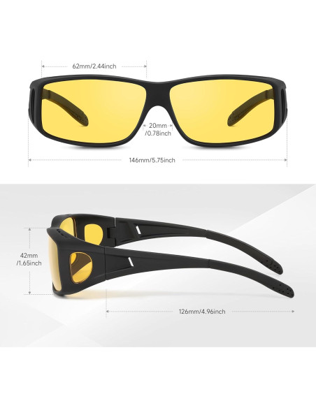 Gafas de Conducir de Noche Tnnaiko Polarizadas HD