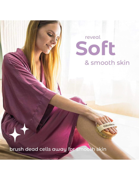 Cepillo Corporal Exfoliante MainBasics con Cerdas Naturales 10.8cm