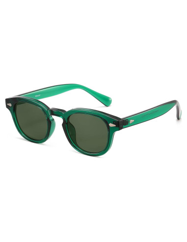 Gafas de Sol Gtand Unisex Retro 46mm UV400 Montura Verde