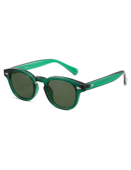 Gafas de Sol Gtand Unisex Retro 46mm UV400 Montura Verde