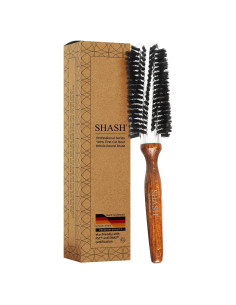 Cepillo Redondo de Cerda de Jabalí SHASH Pequeño - Volumen y Anti-Frizz