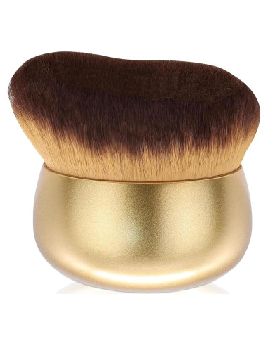 Brocha de Maquillaje Corporal MUOYID 75 mm Dorado Mate