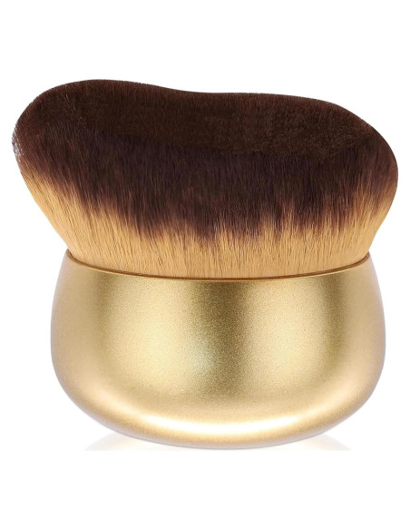 Brocha de Maquillaje Corporal MUOYID 75 mm Dorado Mate