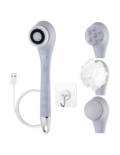 Cepillo Corporal Spa Sciences NERA 4-en-1 Exfoliación y Masaje