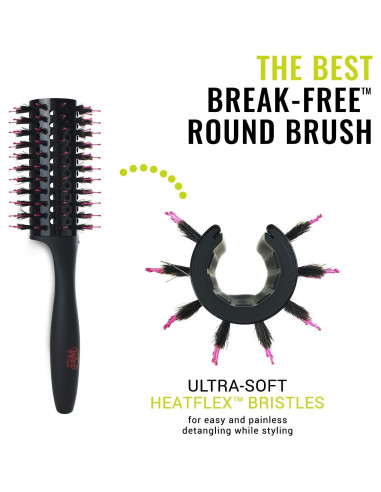 Cepillo Redondo Wet Brush BreakFree - Secado Rápido 30 cm